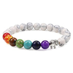Pulseira dos 7 chakras de howlita valor por defeito título