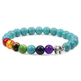 Pulseira dos 7 chakras turquesa valor por defeito título