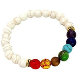 Pulseira espiritual dos 7 chakras howlite