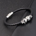 Pulseira gótica caveira