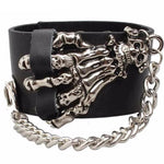 Pulseira gótica com corrente valor por defeito título