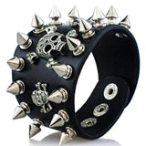 Pulseira gótica com picos valor por defeito título