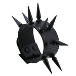 Pulseira gótica com tachas preto