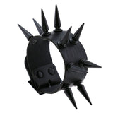 Pulseira gótica com tachas preto