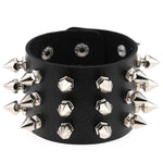 Pulseira gótica heavy metal preto