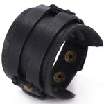 Pulseira gótica larga preto