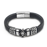 Pulseira gótica masculina 18,5 cm