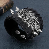 Pulseira gótica steampunk preto