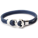 Pulseira icónica âncora azul