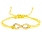 Pulseira infinito amarela valor por defeito título