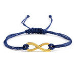 Pulseira infinito azul marinho valor por defeito título
