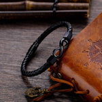 Pulseira infinito de couro preto valor por defeito título