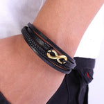 Pulseira infinito de moda