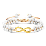 Pulseira infinito pedras preciosas valor por defeito título