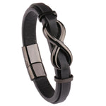 Pulseira infinito preta