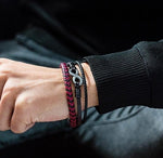 Pulseira infinito vermelha e preta valor por defeito título