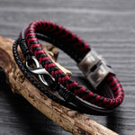 Pulseira infinito vermelha e preta valor por defeito título