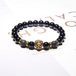 Pulseira leão ónix