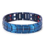 Pulseira magnética azul valor por defeito título