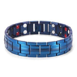 Pulseira magnética azul valor por defeito título