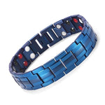 Pulseira magnética azul valor por defeito título
