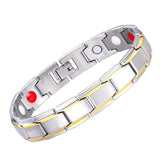 Pulseira magnética de prata valor por defeito título