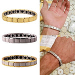 Pulseira magnética de titânio