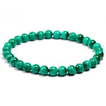 Pulseira malaquita de luxo verde / 16 cm