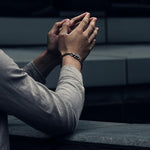 Pulseira masculina cruz
