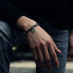 Pulseira masculina cruz