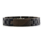 Pulseira masculina em madeira valor por defeito título