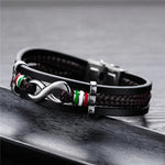 Pulseira masculina infinito valor por defeito título