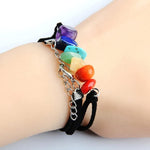 Pulseira minimalista 7 chakras 7 chakras