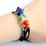 Pulseira minimalista 7 chakras 7 chakras