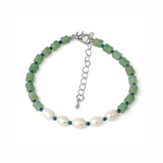 Pulseira minimalista de aventurina valor por defeito título