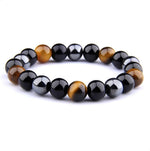 Pulseira moderna olho de tigre 17 cm