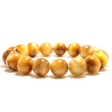 Pulseira olho de tigre amarelo