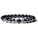 Pulseira olho de tigre e hematita