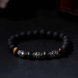 Pulseira onyx caveira