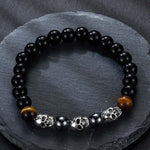 Pulseira onyx caveira