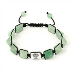 Pulseira pedras aventurina verde valor por defeito título