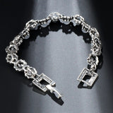 Pulseira pedras lunares brancas título por defeito
