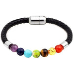 Pulseira pedras olho de tigre 7 chakras 7 chakras