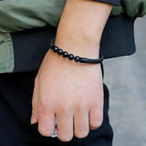 Pulseira pedras olho de tigre 7 chakras