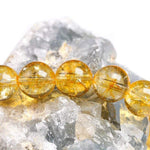 Pulseira pérolas de citrino