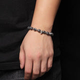 Pulseira pérolas de labradorita