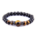 Pulseira pérolas de olho de tigre