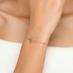 Pulseira quartzo rosa e ouro rosa valor por defeito título