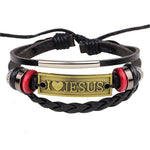 Pulseira religiosa jesus ouro
