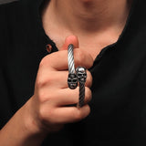 Pulseira rígida biker